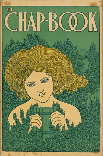 WILLIAM H. BRADLEY (1868-1962). THE CHAP BOOK. Group of 3 posters. 1895. Each approximately 20x14 inches, 52x35 cm.